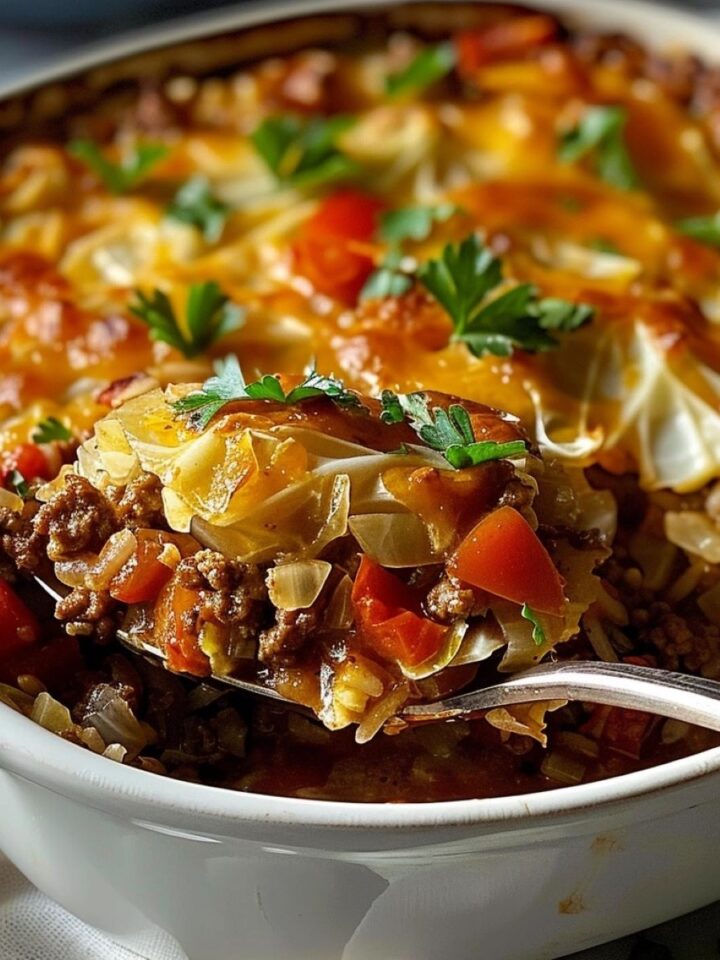 Cabbage Beef Bake