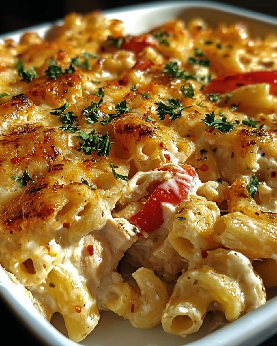 Cajun Cream Cheese Chicken Pasta Bake - detail 1
