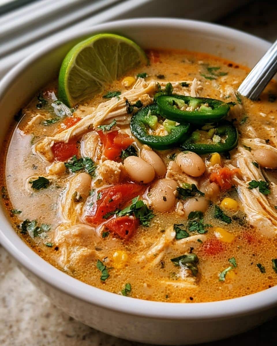Cajun White Chicken Chili