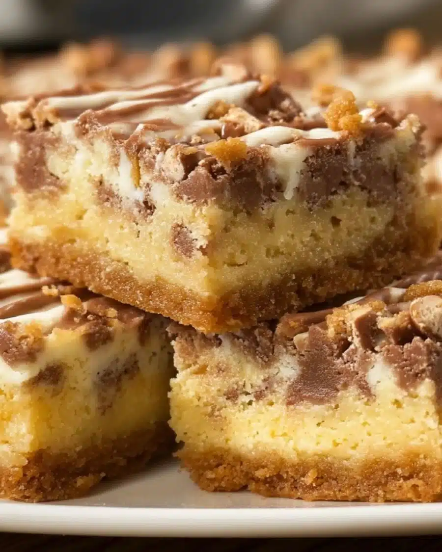 Cake Mix Toffee Bars