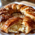 Caramel Apple Cream Cheese Crescent Ring