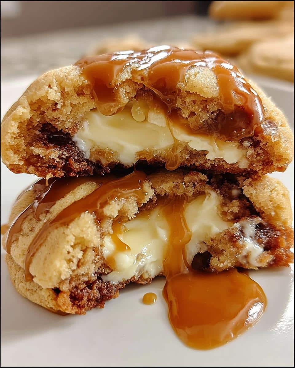 Caramel Cheesecake Cookies - detail 2