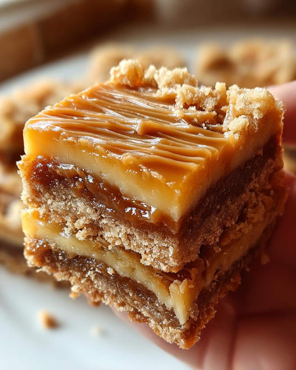 Caramel Crush Bars Dessert - detail 1
