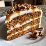 Caramel Pecan Carrot Heaven Cake
