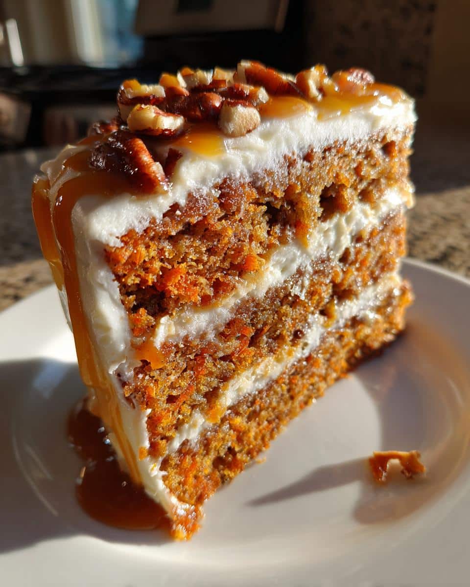 Caramel Pecan Carrot Heaven Cake - detail 2