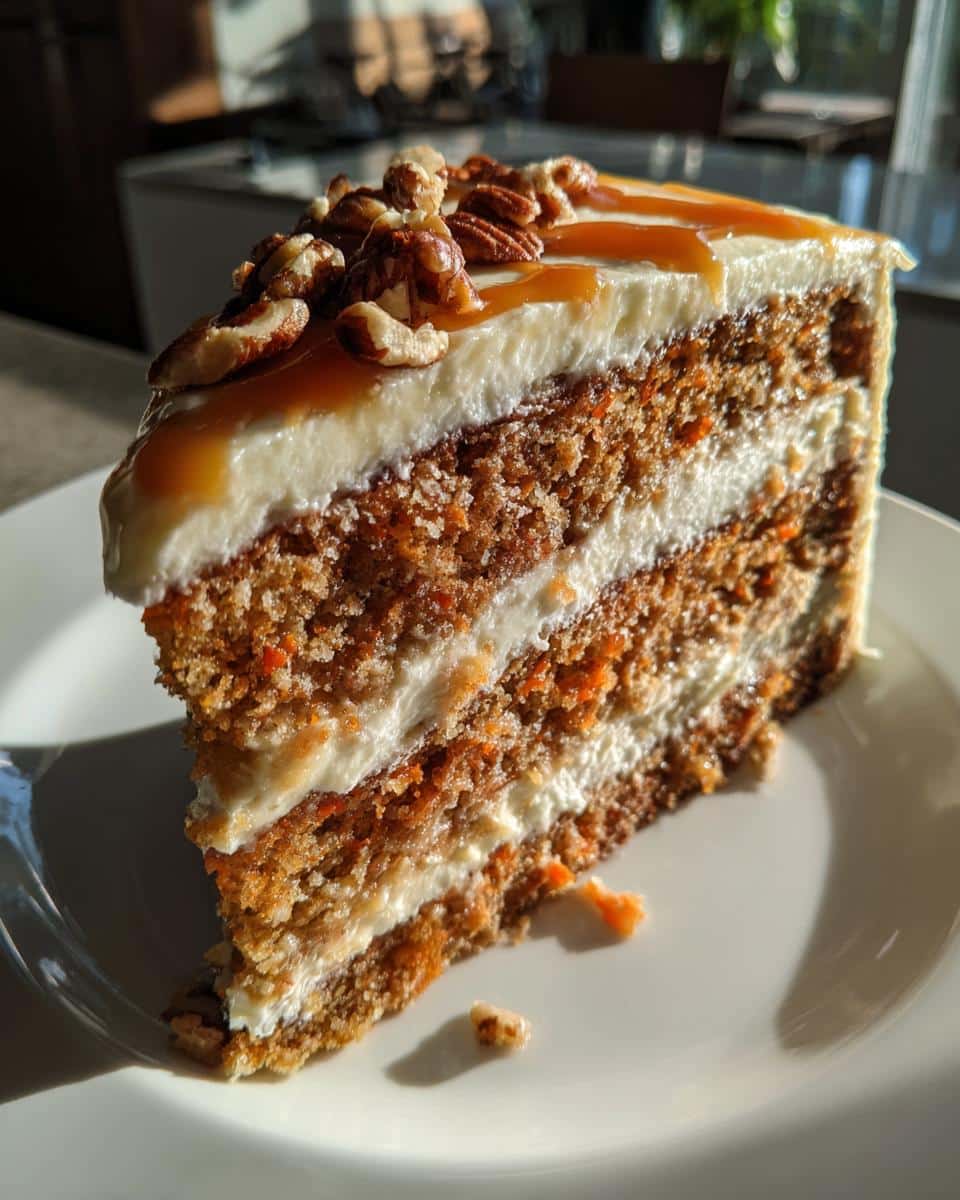 Caramel Pecan Carrot Heaven Cake - detail 3