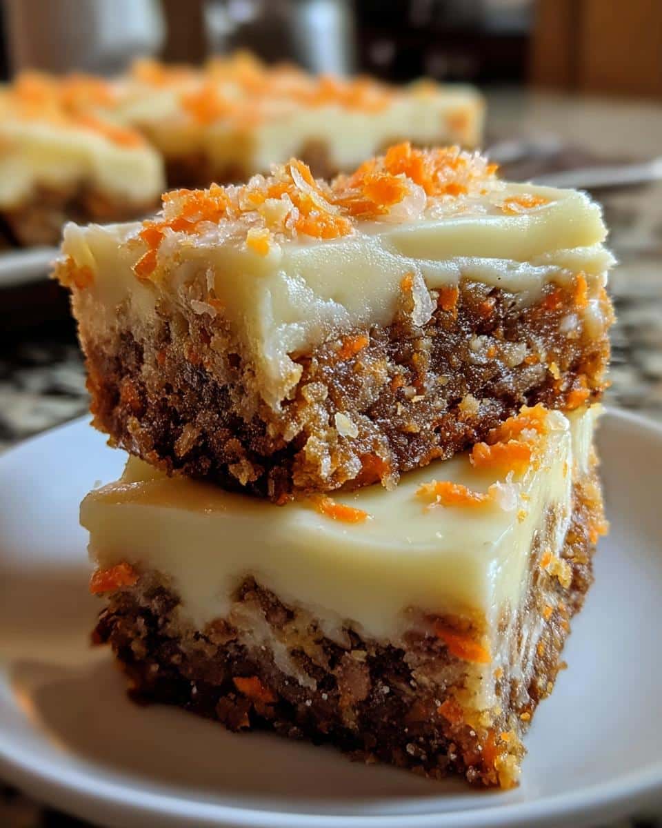 Carrot Cake Cream Cheese Bars - detail 1