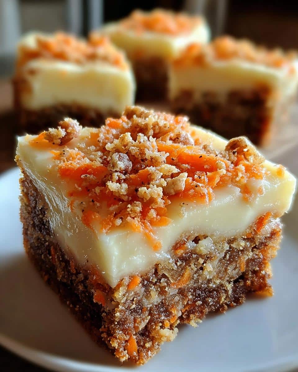 Carrot Cake Cream Cheese Bars - detail 2