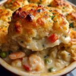 Cheddar Bay Biscuit Seafood Pot Pie