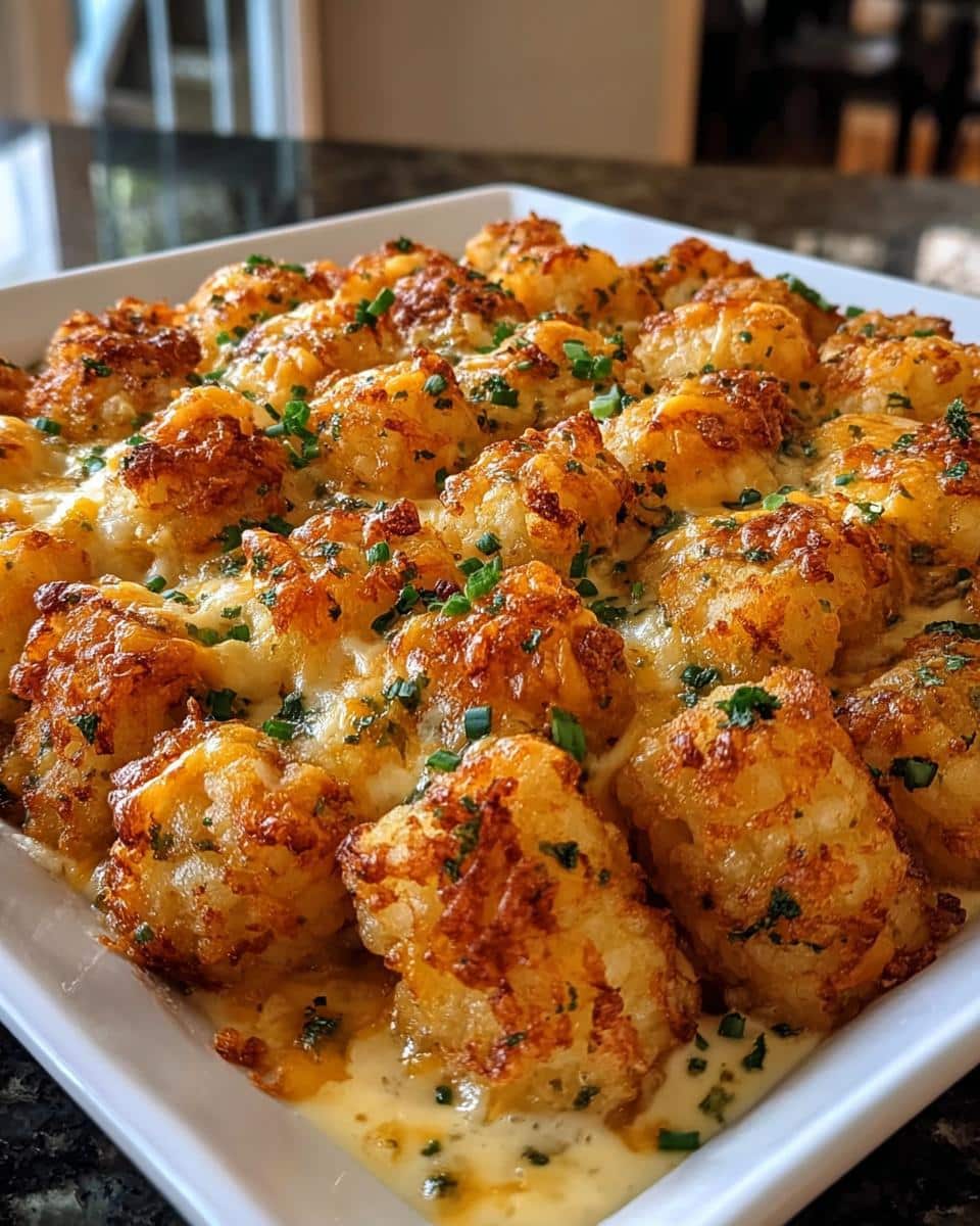 Cheddar Ranch Chicken Tater Tot Bake - detail 1