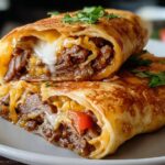 Cheese Steak Chimichangas