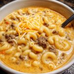 Cheeseburger Macaroni Soup