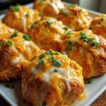 Cheesy Buffalo Ranch Chicken Bombs