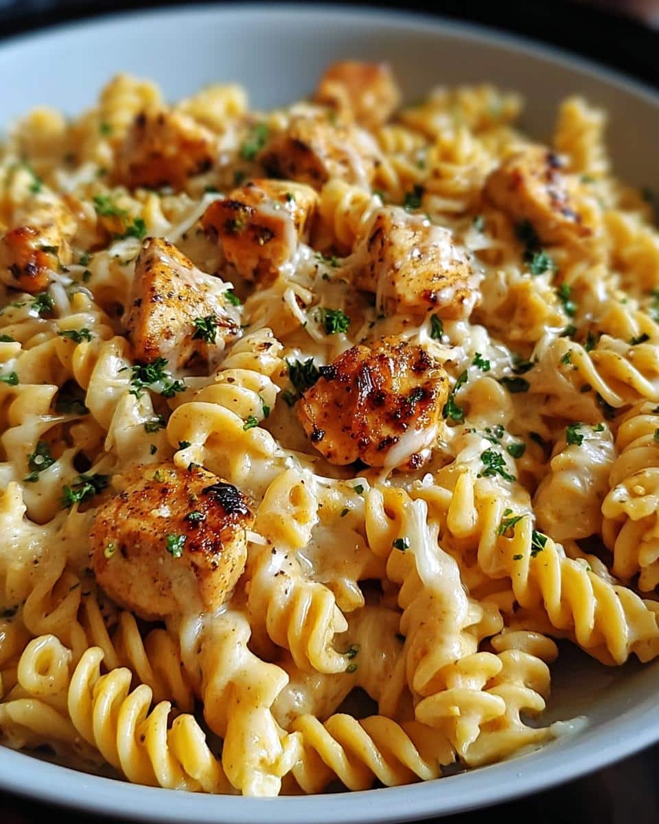 Cheesy Cajun Garlic Chicken Rotini Skillet - detail 1