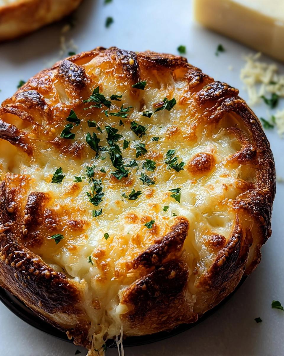 Cheesy Garlic Cruffin - detail 2