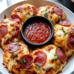 Cheesy Pepperoni Pizza Bombs
