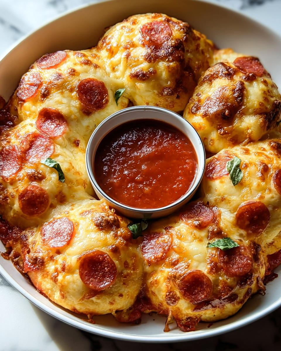 Cheesy Pepperoni Pizza Bombs - detail 2