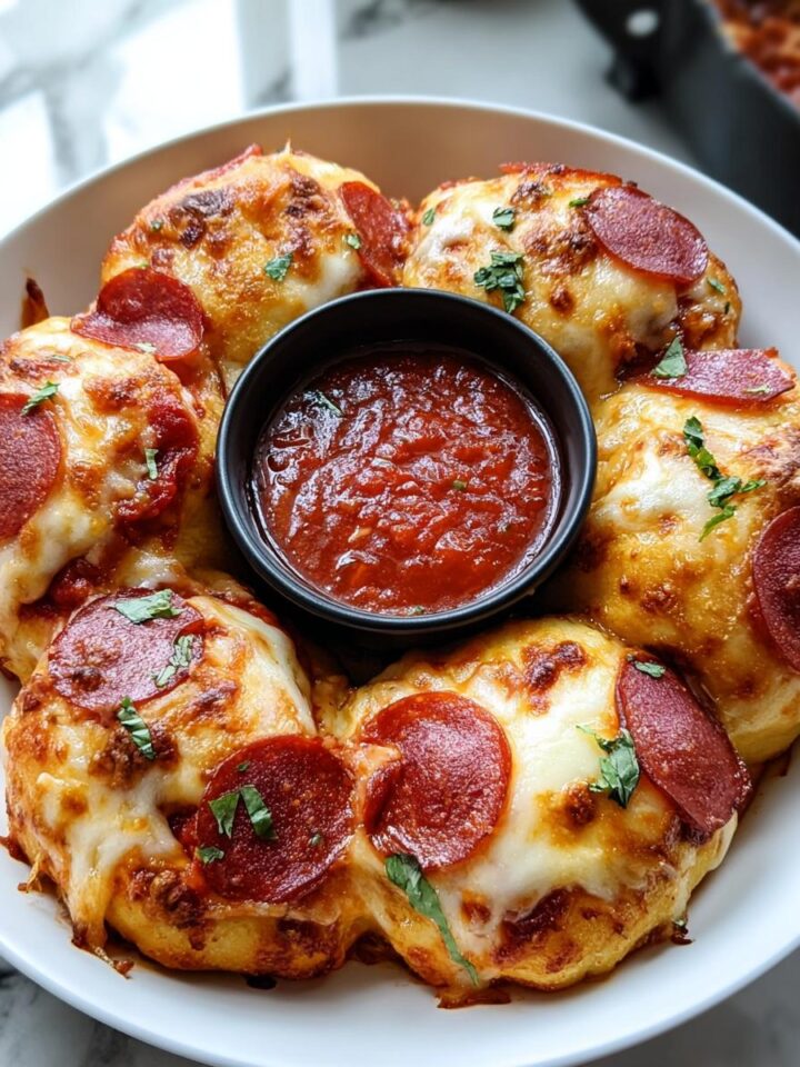 Cheesy Pepperoni Pizza Bombs