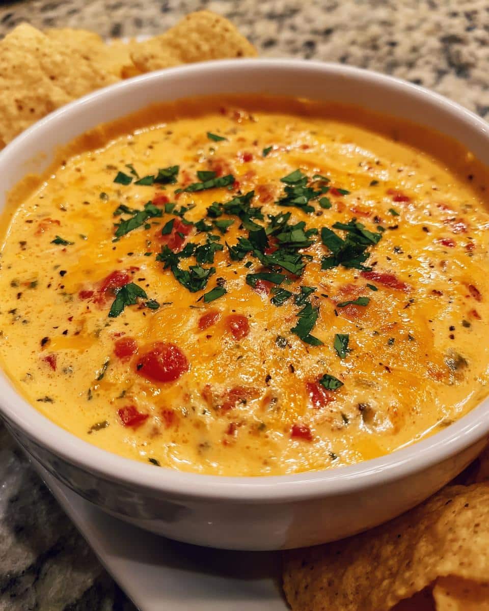 Cheesy Rotel Ranch Queso - detail 1
