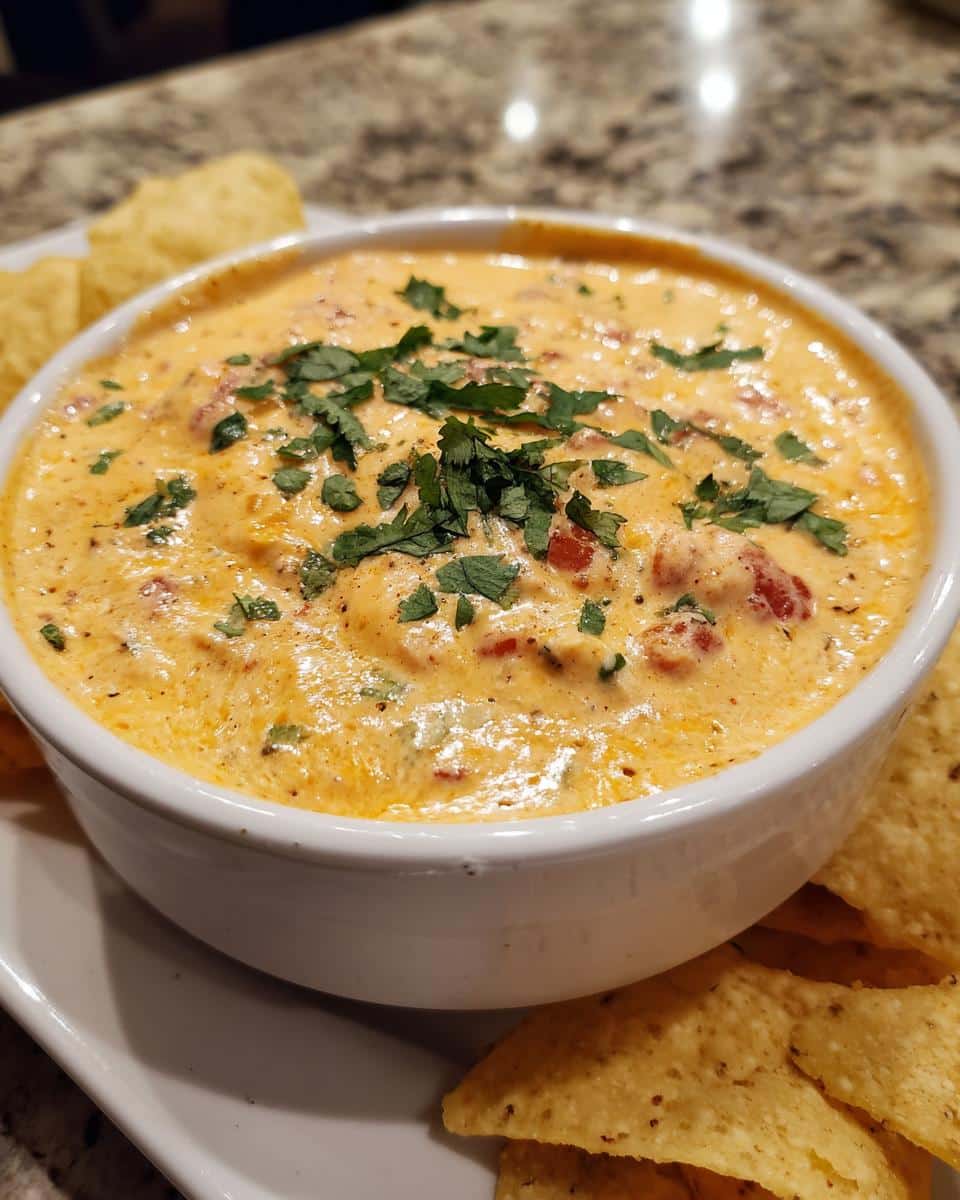Cheesy Rotel Ranch Queso - detail 2