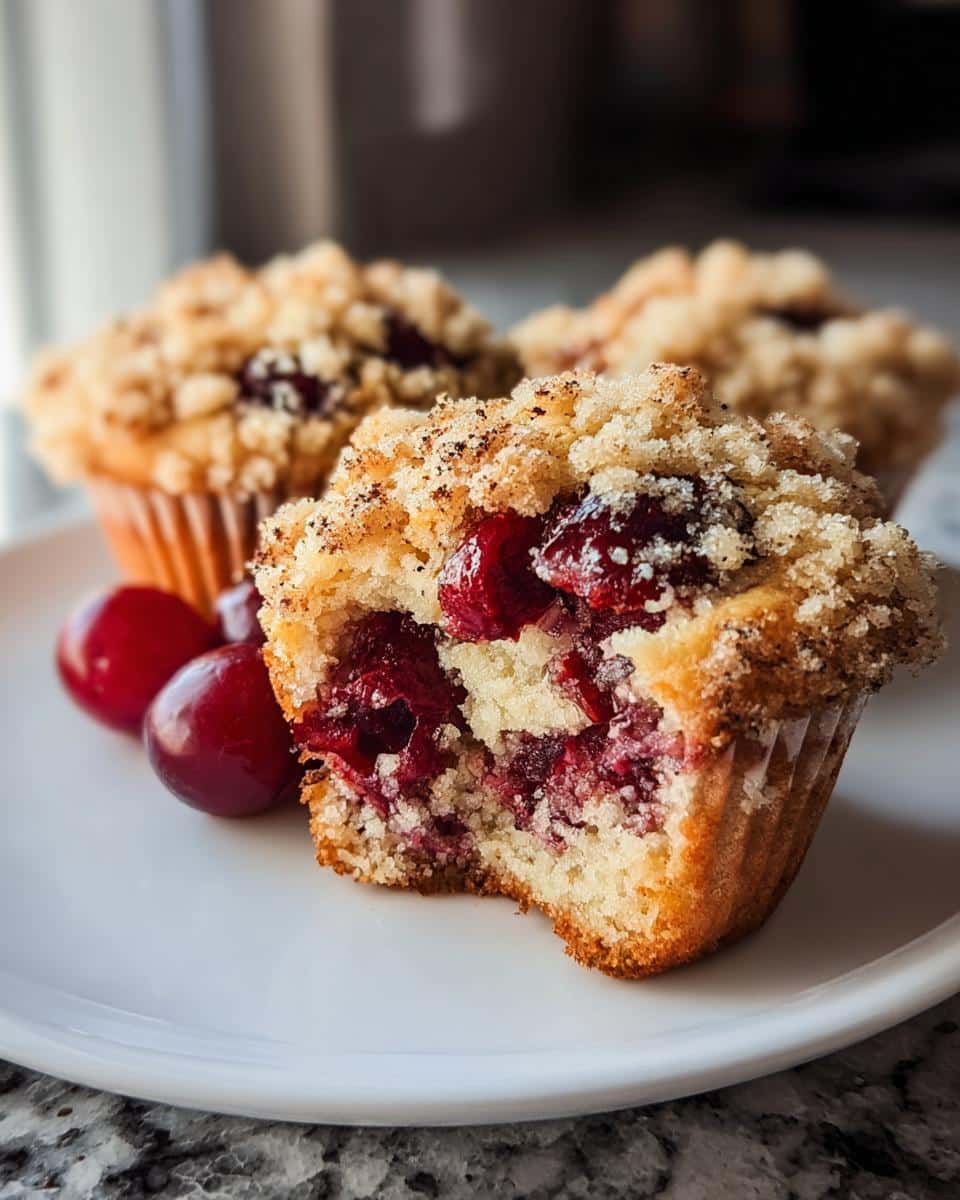Cherry Cobbler Muffins - detail 1