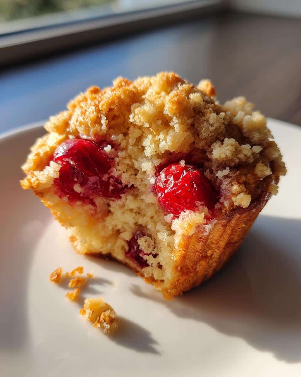 Cherry Cobbler Muffins - detail 1