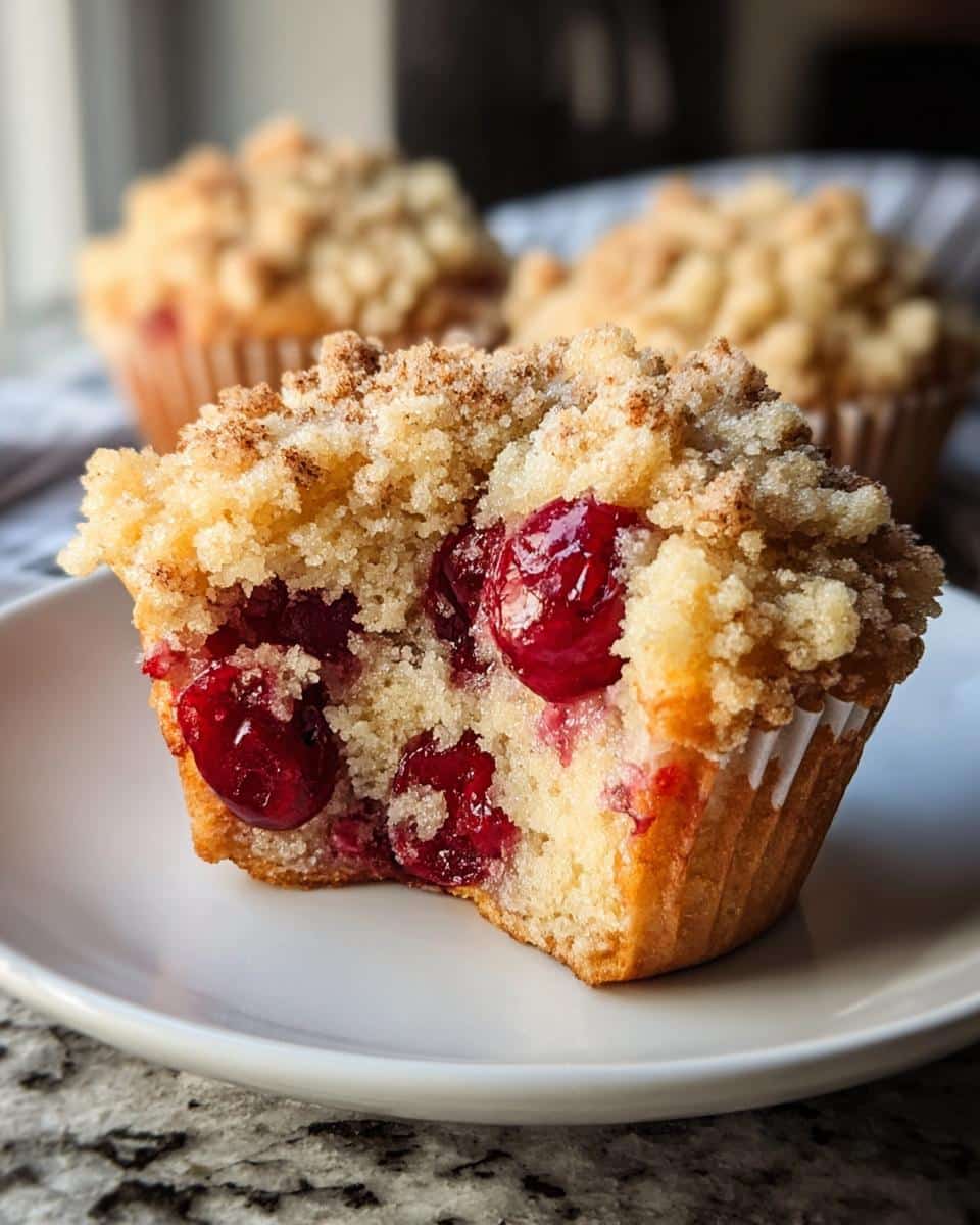Cherry Cobbler Muffins - detail 2