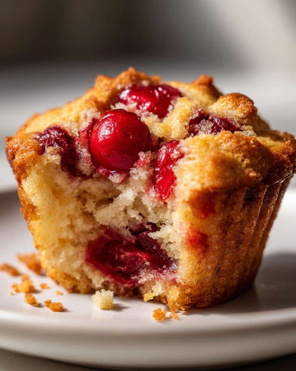 Cherry Cobbler Muffins - detail 2