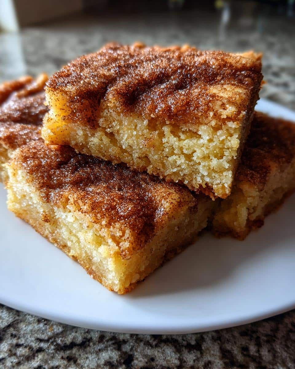 Chewy Snickerdoodle Cookie Bars - detail 1