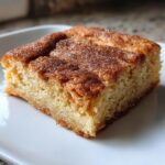 Chewy Snickerdoodle Cookie Bars