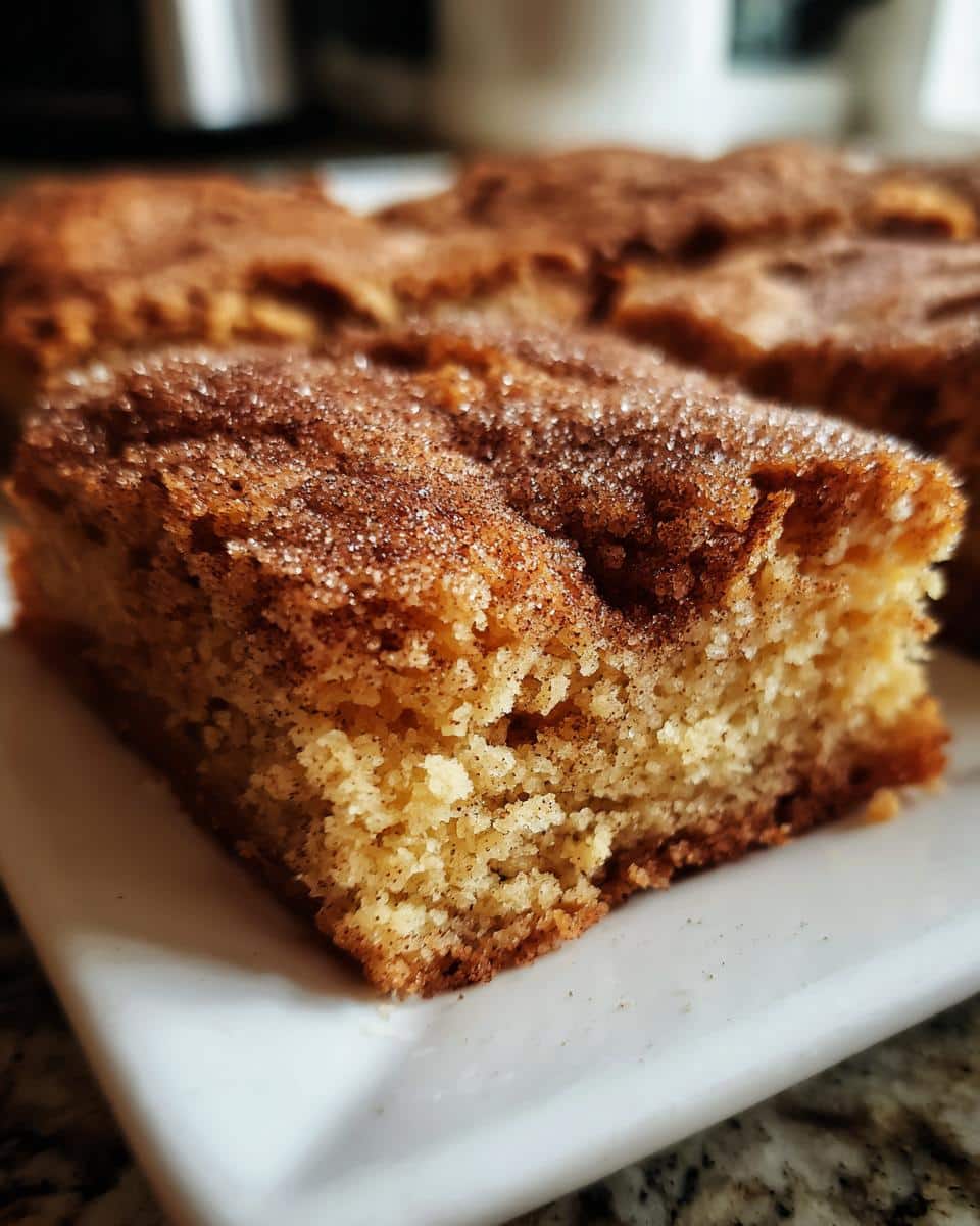 Chewy Snickerdoodle Cookie Bars - detail 2