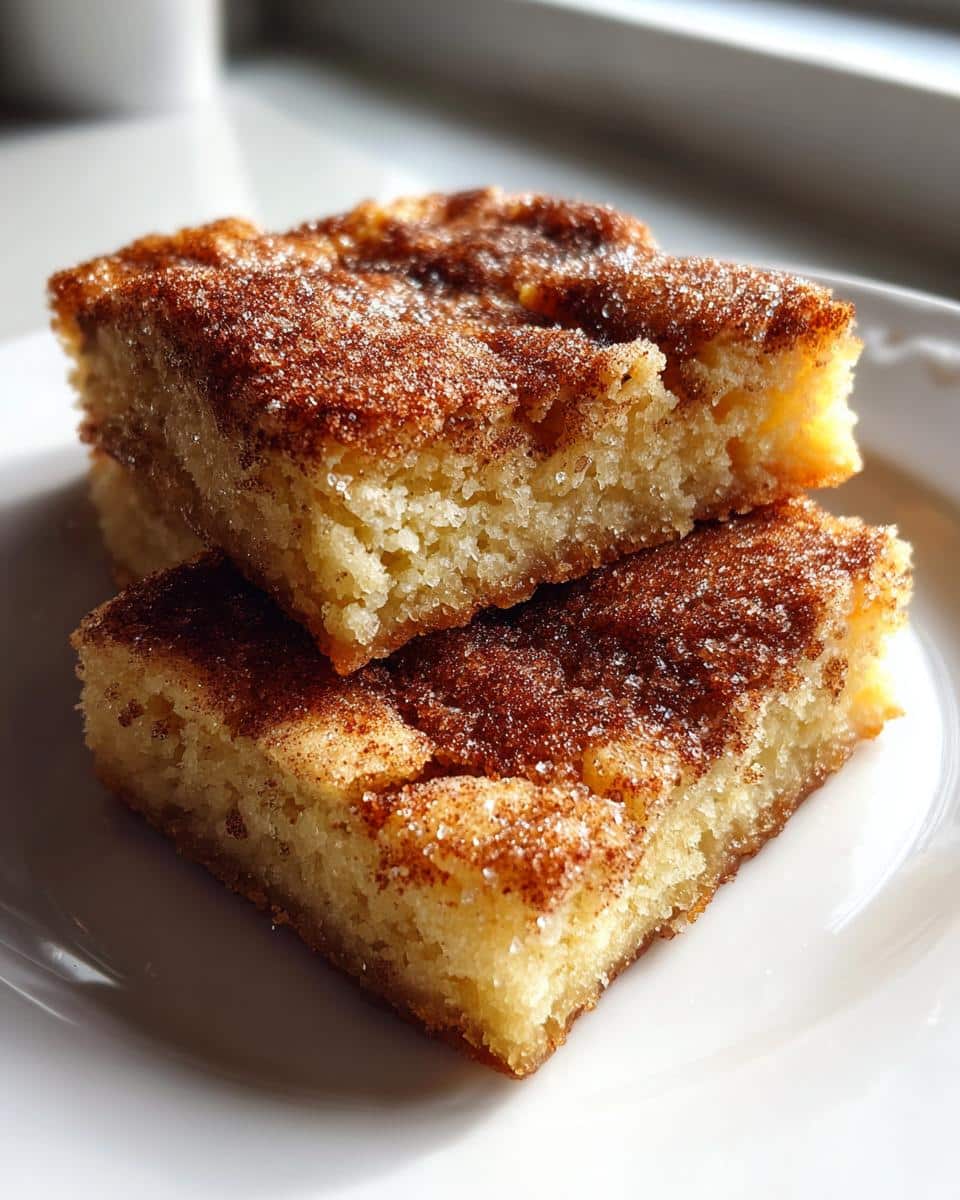 Chewy Snickerdoodle Cookie Bars - detail 3