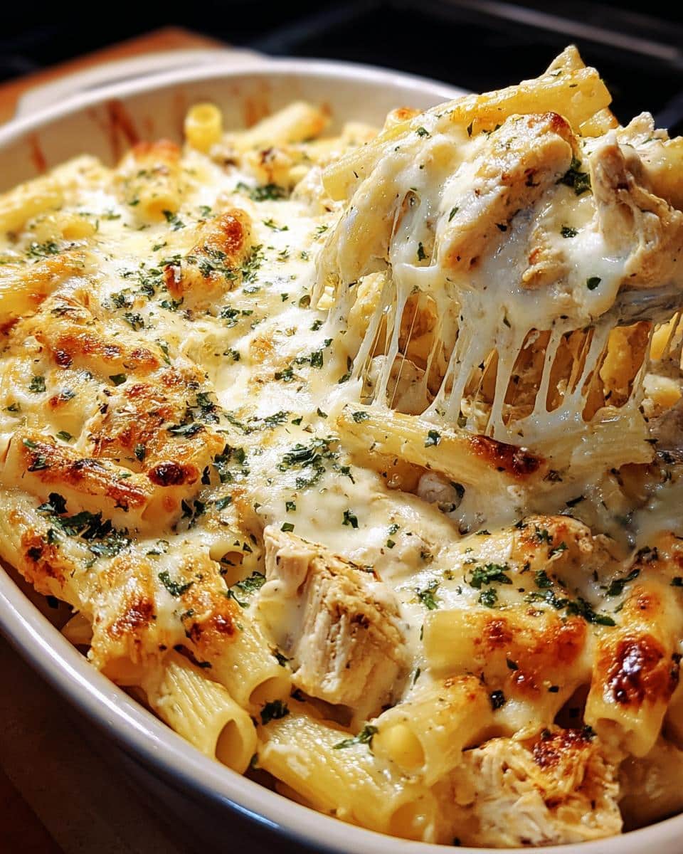 Chicken Alfredo Baked Ziti - detail 1