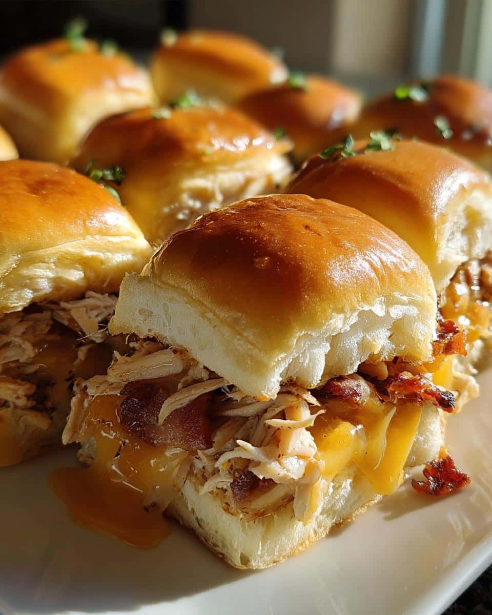 Chicken Bacon Ranch Sliders - detail 1