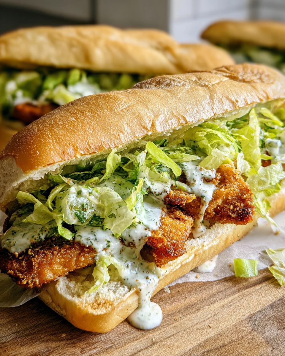 Chicken Caesar Sandwiches - detail 1