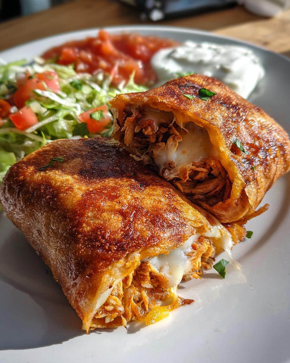 Chicken Chimichangas - detail 2