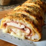Chicken Cordon Bleu Stromboli