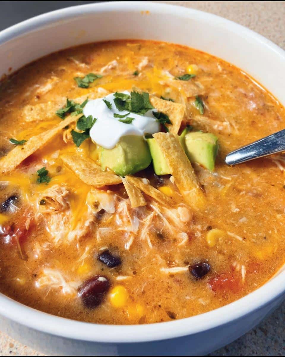Chicken Enchilada Soup - detail 2