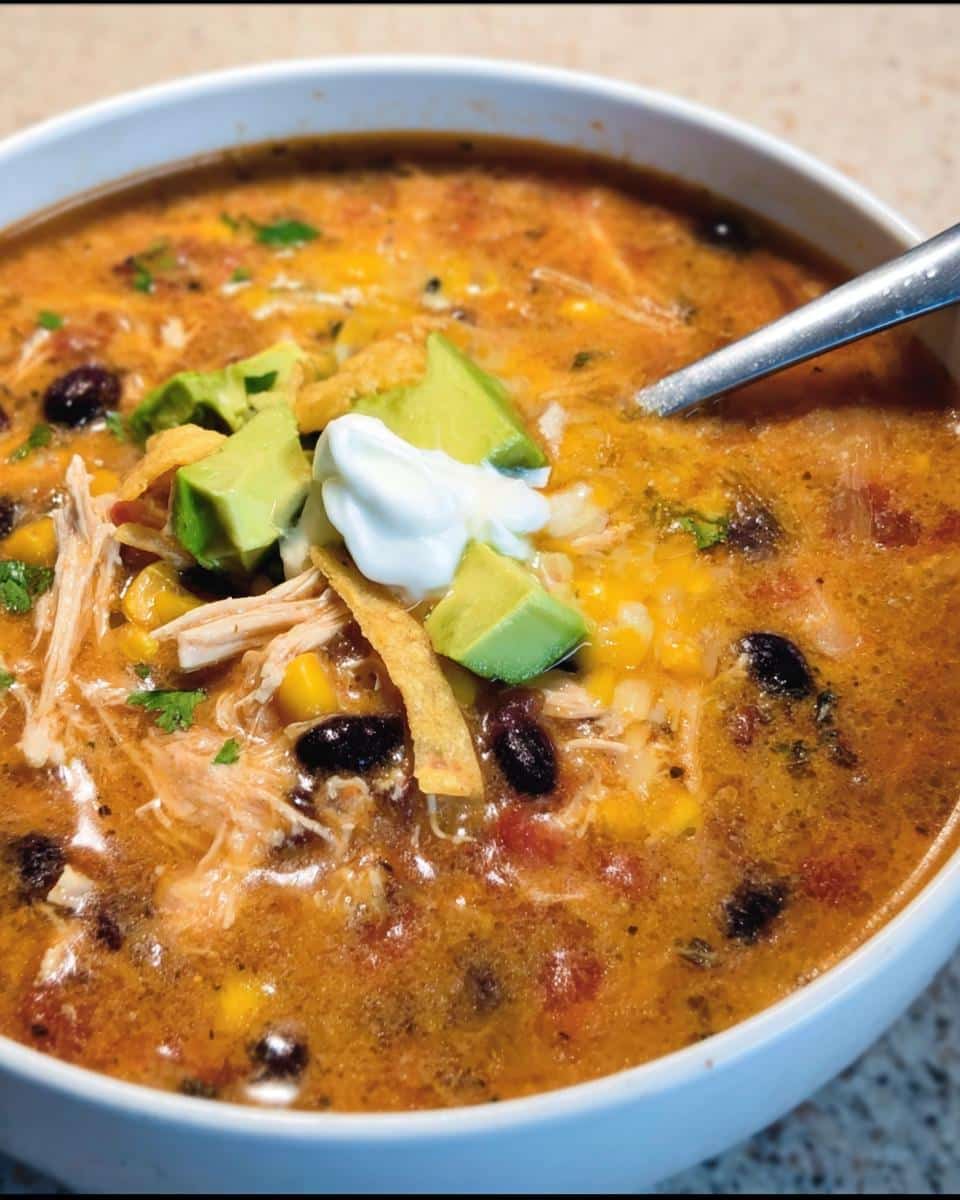 Chicken Enchilada Soup - detail 3