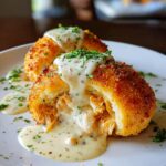Chicken Pillows with Creamy Parmesan Sauce