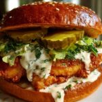 Chicken Sandwich with Creamy Homemade Sauce