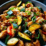 Chicken Zucchini Stir Fry