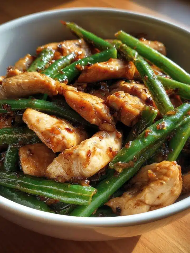 Chicken and Green Bean Stir-Fry