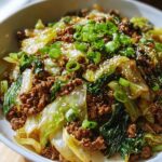 Chinese Ground Beef and Cabbage Stir-Fry