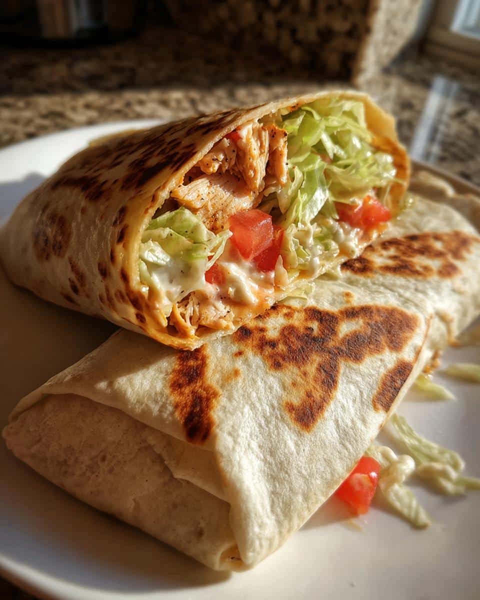 Chipotle Ranch Grilled Chicken Burrito - detail 2