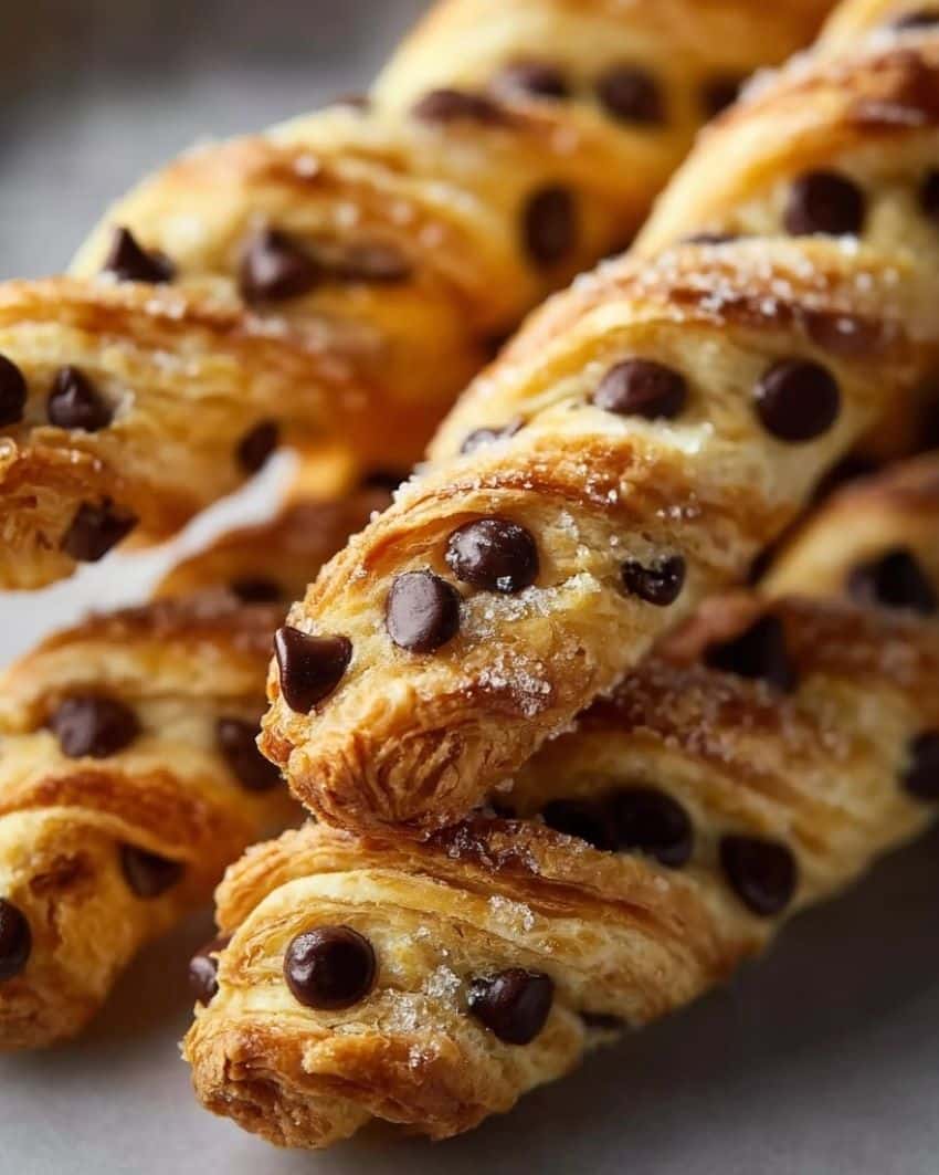 Chocolate Chip Cookie Dough Twists