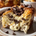 Chocolate & Cream Cheese Bread Pudding