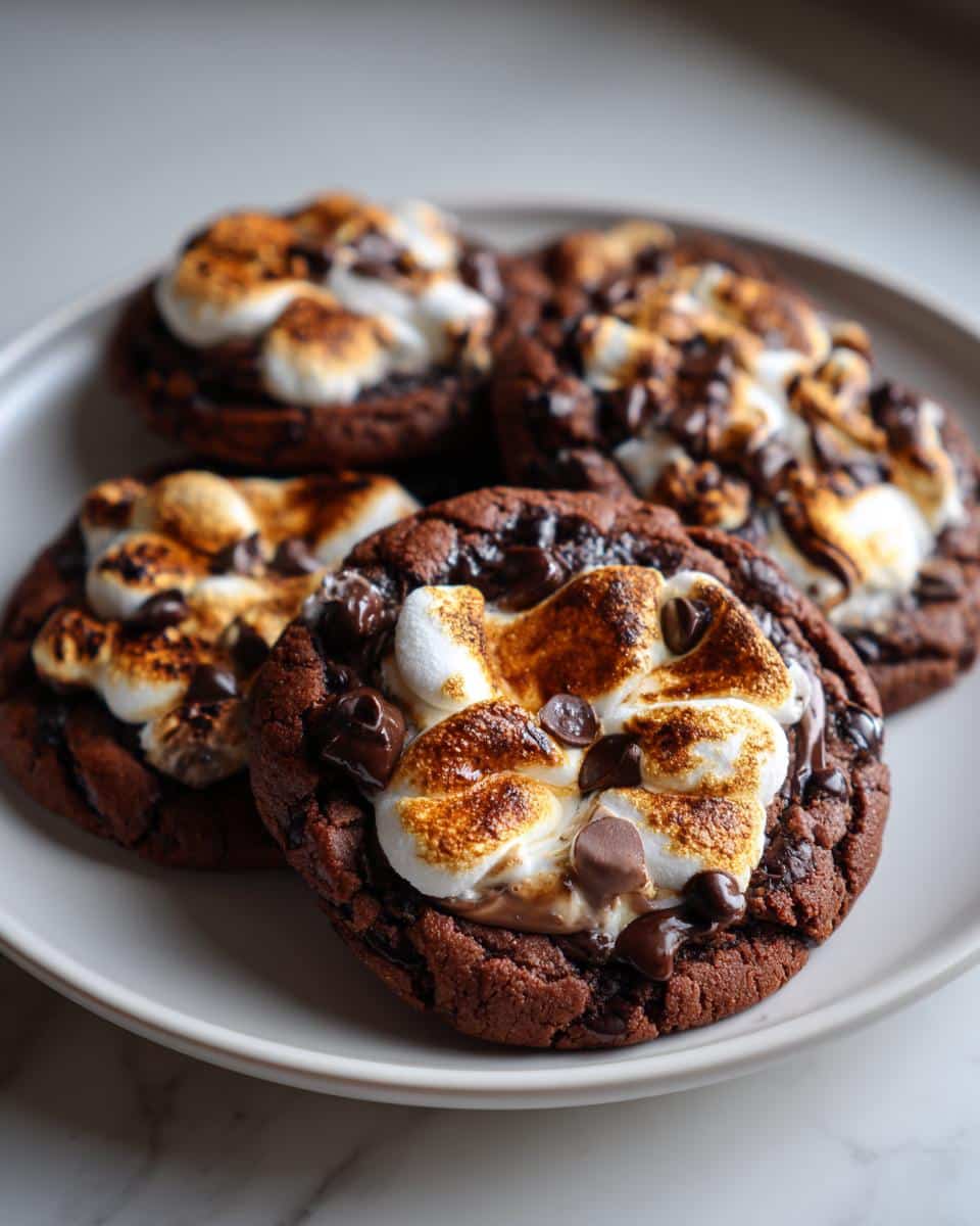 Chocolate Marshmallow Swirl Cookies - detail 3