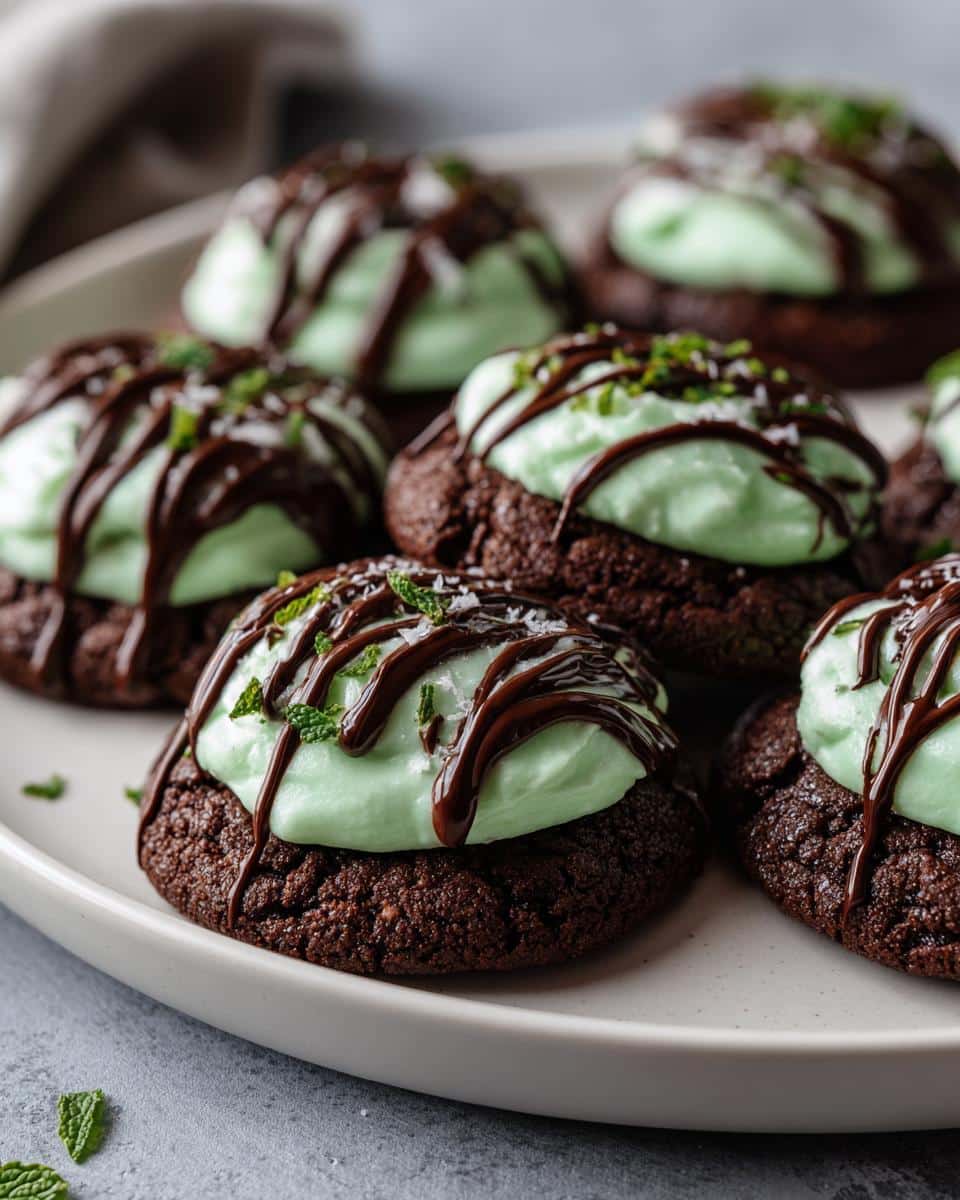 Chocolate Mint Cookies - detail 1