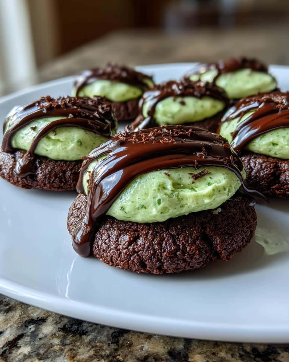 Chocolate Mint Cookies - detail 2